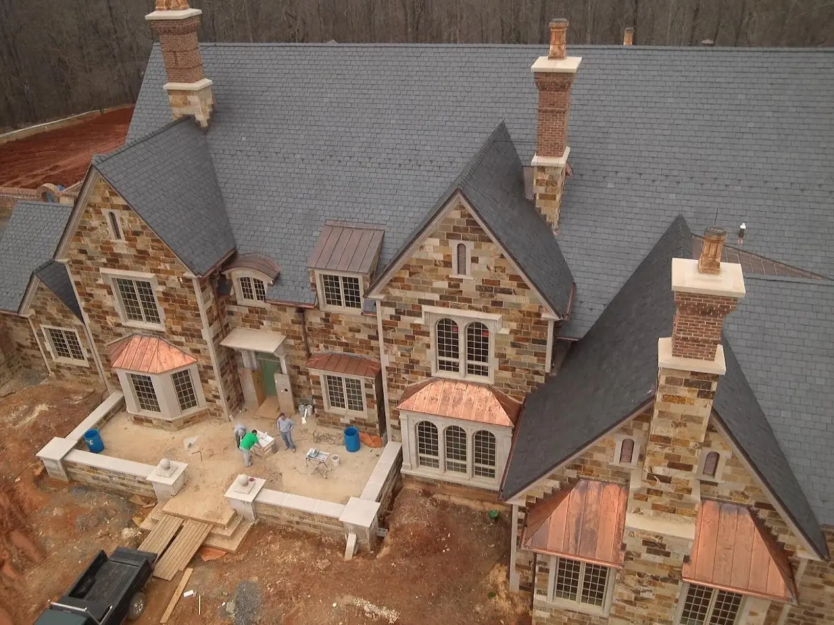 Craftsman Roofing Slate Roof Repair project in Traffic Circle